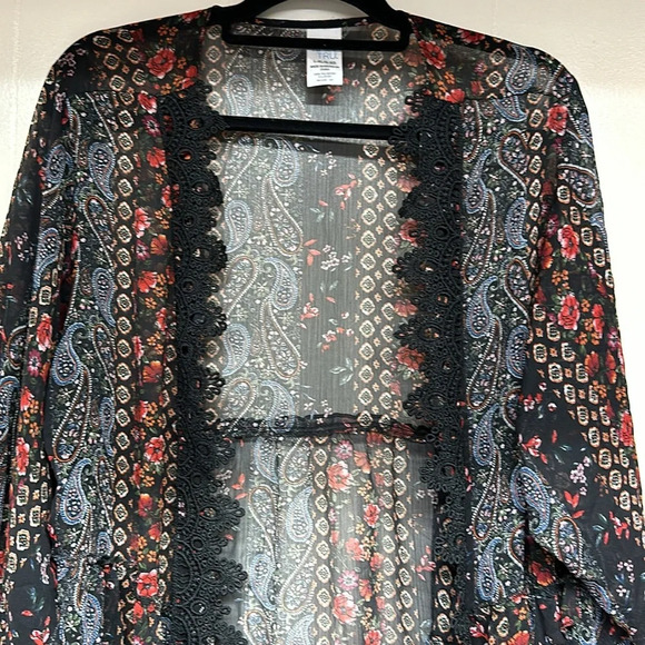 Time and Tru Cardigan or bathing suit cover SzXl - Picture 2 of 6